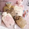 1 PCS Cute Hot Water Bottle Bag for Girls Plush Shoulder Hand Warmer Heat Pack Warm Belly Instant Hot Pack Winter Water Heating Pad