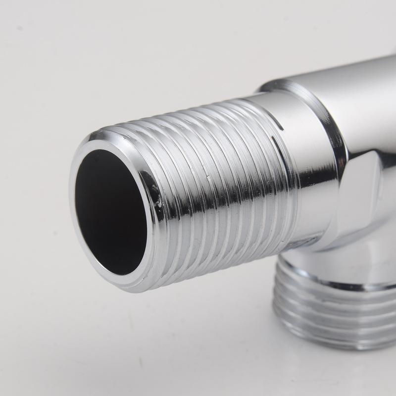G1/2 Angle Stop Valve Brass Bathroom Quick Opening Triangle Valve Faucet Accessories G1/2 Thread Water Inlet