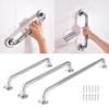 30/40/45cm Bath Grab Bar With Anti-Slip- Grip Sturdy Stainless Steel Shower Safety Handle for Bathtub Toilet Bathroom