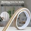 Flexible Wall Baseboard Self-Adhesive Paneling Strip DIY Decoration Mirror Frame  Wall Edge