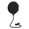 Aokeo Pop Filter, Pop Blocker, Microphone Filter, Double Filter, Noise Prevention, Pop Filter, Double Screen Mesh, Genuine Product