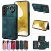 For Samsung Galaxy S22 Series.for Samsung Galaxy S22 5G, S22+ 5G, S22 Ultra 5G Ring Bracket Card Holder Slots Cover Phone Case