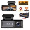 3.2'' Dash Cam Dual Lens Ultra HD Real 4K Car DVR Camera WIFI GPS Rear View Night Vision WDR 3840*2160P Video Recorder