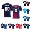 Personalised Tops Shirts Mens Girls With Name Number Custom Football Jerseys For Boys Training Suit