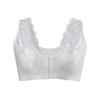 Large Size Front Open Buckle Thin Section Bra Lace Sexy Non-steel Ring Gathered Non-marking Undershirt Ladies Underwear