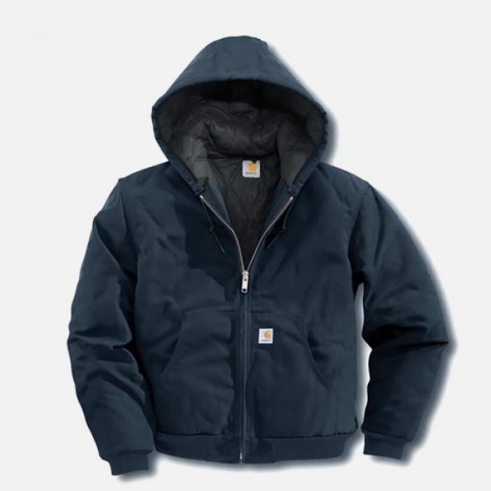 carhartt J140 Duck Active Jacket Quilted Lining Dark Navy 964 964