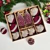 10PCS Glitter Christmas Hanging Balls Flocked Xmas Tree Ornaments Holiday Festival Decor