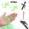 Luminous Silicone Tents Accessories Tent Nail Ring Outdoor Camping Fishing Rod Rings