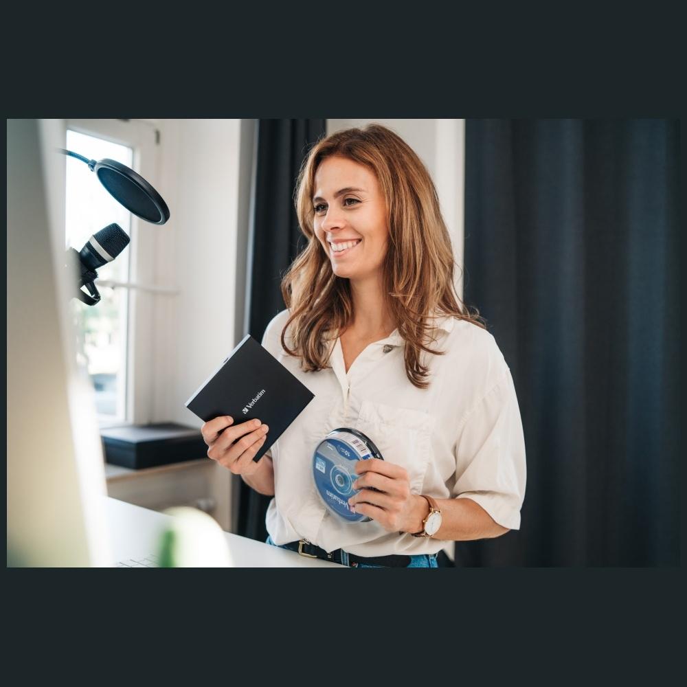 Verbatim 50Gb 6X Bd-R Dl Blu-Ray Discs 10Pcs Grey 43746