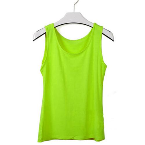 Sleeveless Sexy Vest Women Solid Color Thin Camisole Ladies Round Neck Summer Straps T-shirt