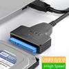 SATA To USB 3.0 / 2.0 Cable Up To 6 Gbps for 2.5 Inch External HDD SSD Hard Drive SATA 3 22 Pin Adapter USB 3.0 To Sata III Cord