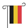 Drapeau - Belgique - 32 X 47.5 Cm - Polyester - Impression Recto/verso - Jardin Extérieur