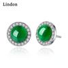 Lindon Women Zircon Sunflower Earrings Wedding Party Gift