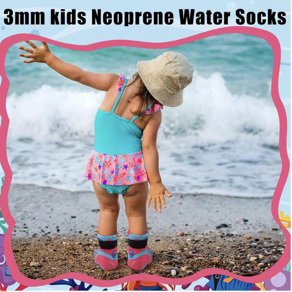 3MM Kids' Non-slip Beach Socks: Warm Diving Protection for Winter Swimming and Snorkeling