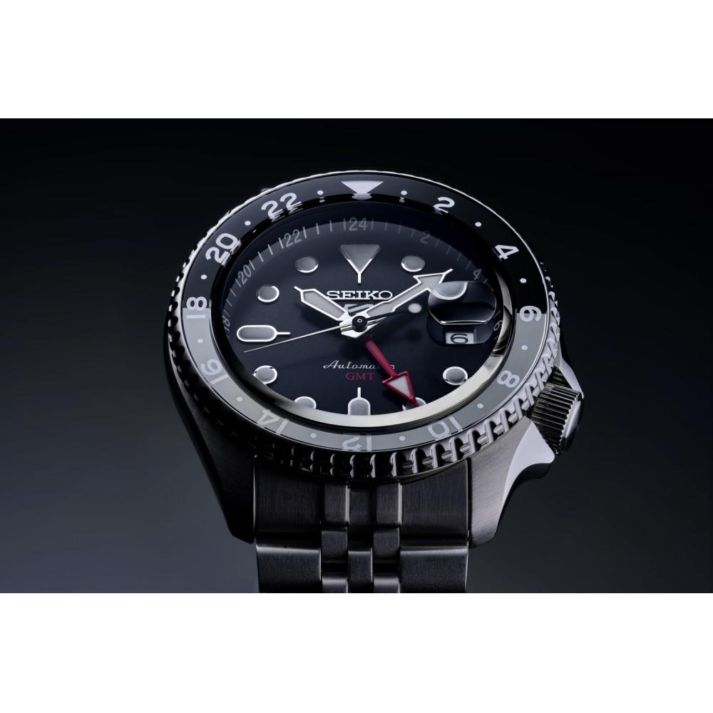 [Seiko Watch] Five Sports GMT "SPORTS STYLE" SBSC001 Men's Silver