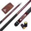 Cuesoul 57-inch 21 Oz Quick Release Joint Cue Stick + Cleaning Towel + Joint Protector (CSPC012)