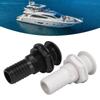 Boat Through Hull Connector 29mm Outlet Smooth Drainage Straight Drain Outlet Fittings Boat Plumbing