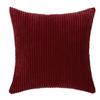 Square Cushion Case Sofa Cover Corduroy Winter Pillow Plush Velvet Home Decor