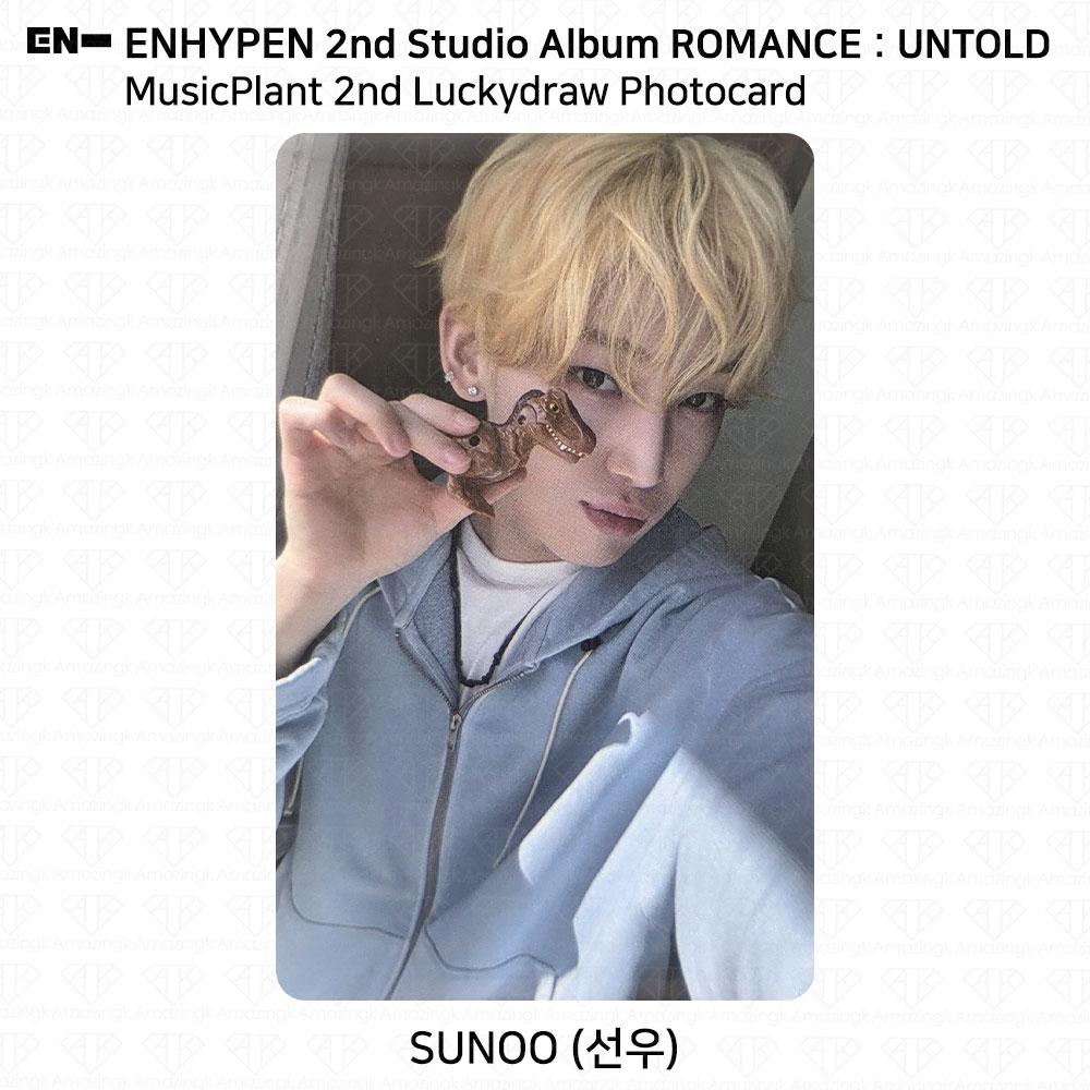 ENHYPEN 2nd Studio Album ROMANCE:UNTOLD Music Plant 2nd Lucky Draw Photocard