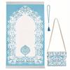 3PC Jacquard Pattern Prayer Mat Middle East Muslim Travel Prayer Mat Set Portable Multiple Options Available