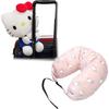 Sanrio Travel Neck Pillow, Microbead Air Pillow, Fluffy, Flips Inside Out, Transforms Into a Cute Character, Take Me! Hello Kitty