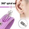 6Pcs Stainless Steel Earpick Ear Cleaner Spoon Ear Care Cleaning Tool Ear Wax Removal Kit Ear Wax Remover Ear Wax Removal Tool