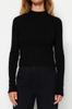 Women's Elegance Style Sweater Mink High Collar Knitwear Sweater