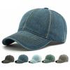 Denim Baseball Cap Women Sunscreen Sun Hat Men Vintage Peaked Cap
