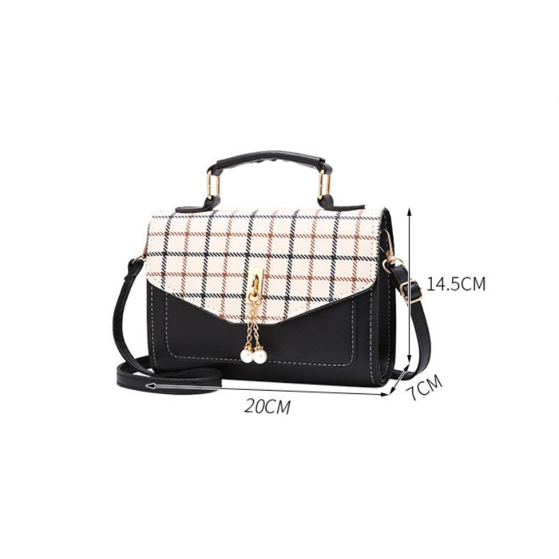 High-grade Women's Handbag Fashion Small People Versatile Soft Leather Square Bag Retro Leisure Diagonal Bag Shopping Commuter Shoulder Bags