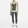 Nike Dri-Fit Luxe Ribbed Breathable Tank Top Women Tops Green DM7005-379