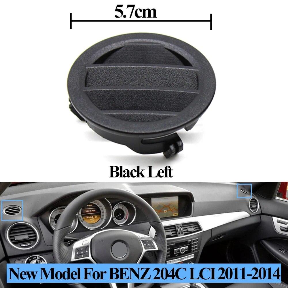 LHD RHD Black Car Dashboard Front Air Conditioning AC Vent Grill Panel For Mercedes Benz W204 X204C GLK Class 2007-2016