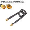 RP-SMA Male To RP-SMA Female 1-pack Flat Coaxial Extension Pigtail 25cm