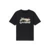 Li Ning Sports Fashion Series Cartoon Fun Print Casual Short Sleeve T-Shirt Unisex Tops Black AHSS561-2