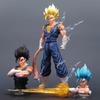 Drogan Boll Vegetto Figure Replace Arms Vegetto Blue Super Saiyan 4 Action Figure Gk Statue Collection Model Toys Gifts