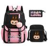 3Pcs/set Cute  Printed Backpack with Shoulder Bag Pencil Case Schoolbag Teenager Student Boy Girl Large Capacity Bookbag