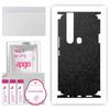 apgo Protective Skin Sticker for the Back+sides Compatible with Tecno Camon 15 Pro, Full Wrap Film, Foil, Vinyl - Pattern Black Honeycomb