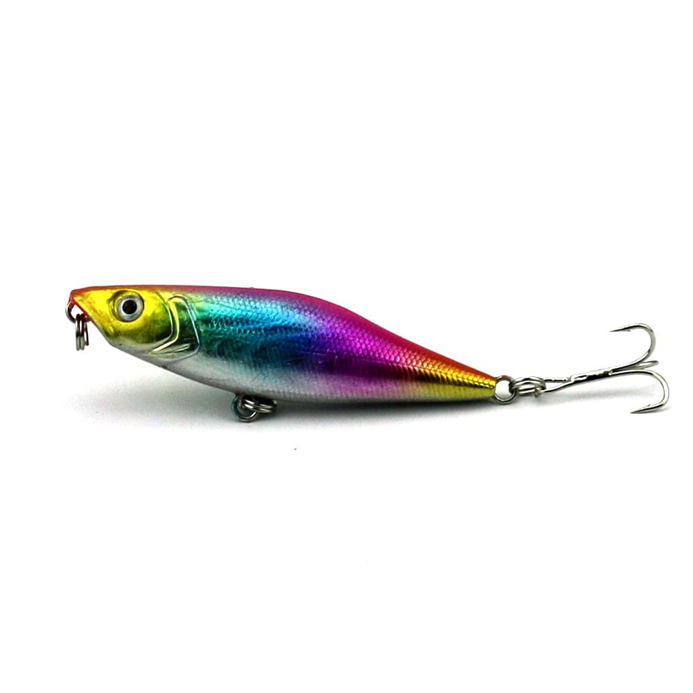 1pc Hengjia 7.5cm/7.5g Topwater Popper Fishing Lure Floating Fishing Bait