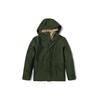Outdoor Fleece Lined Warm Three In One Hooded Logo Jacket Men Jackets Green A448C-U31