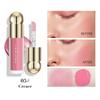6 Colors Liquid Blush Long Lasting Natural Nude Makeup Blush Cream Lightweight Contouring Highlighter Waterproof Lip&Cheek&Eye Multifunctional Blush