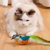 Chirping Bird Cat Toy Interactive Simulation Electric Bird Touch Activated Plush Bird Cat Teaser for Indoor Cats And Dogs
