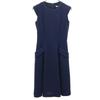 FOXEY NEW YORK Made In Japan No Sleeve One Piece 38 Navy Women Used
