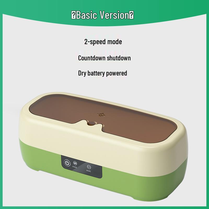 Portable Ultrasonic Cleaner for Eyeglasses, Jewelry & Contact Lenses - High Frequency Automatic Vibration
