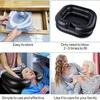 Portable Inflatable Shampoo Basin with Adjustable Neck Support, PVC Hair Washing Sink for Bedridden, Elderly, Home Use