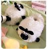Fashion New Hairy Sheep Furry Loafers Women's Fuzzy Mules Stuffed Fur Slides Woman Winter Warm Plush House Shoes Unisex Big Slipper 45