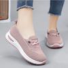 Women Casual Shoes Fashion Breathable Walking Mesh Flat Shoes Sneakers Women Gym Vulcanized Shoes Pink Female Footwear