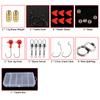 78pcs Fishing Lures Kit for Bass Trout Salmon Fishing Accessories Tackle Tool Fishing Baits Swivels