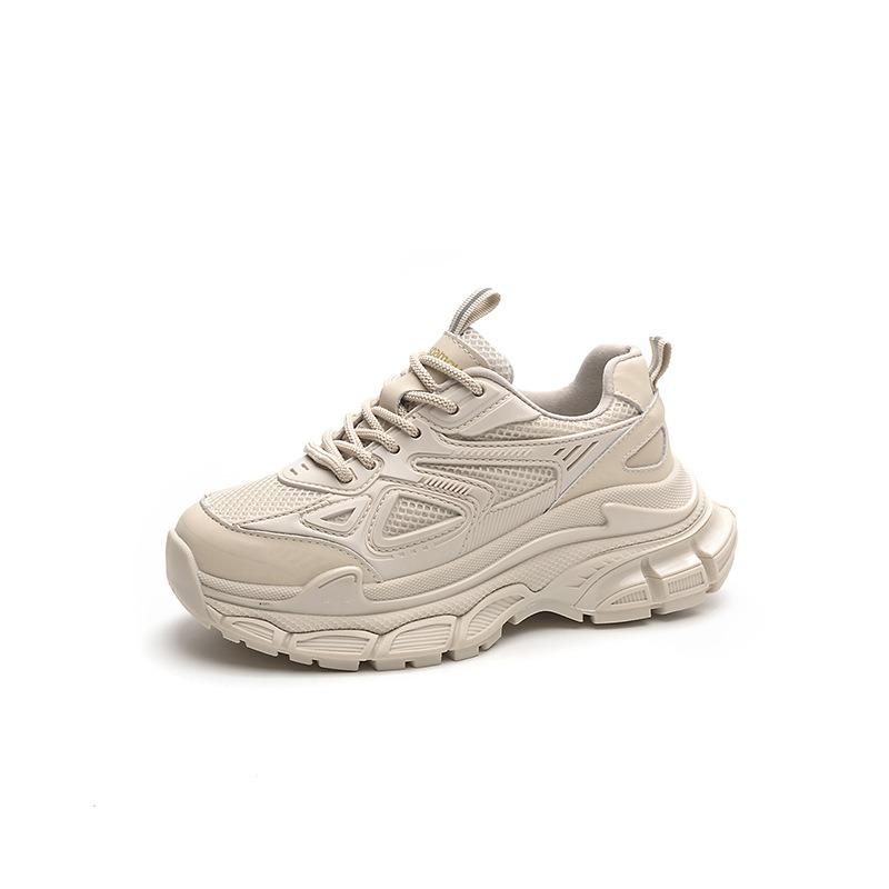 Gray Women's Autumn and Winter New Platform Casual Sports Shoes Versatile Little White Shoes