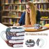 Large Capacity 3D Painted Book Mug 11oz Mug Cup Unique Books Stack Coffee Mug Literature Lovers