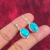 Santa Rosa Turquoise Earrings Gemstone Jewelry, 925 Solid Sterling Silver Handmade Earrings, Latest Design Jewelry