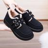 Old Beijing Women's Winter Cotton Shoes Fleece Non-slip Doudou Shoes Non-slip Warm Mother Shoes Casual Fluffy Shoes